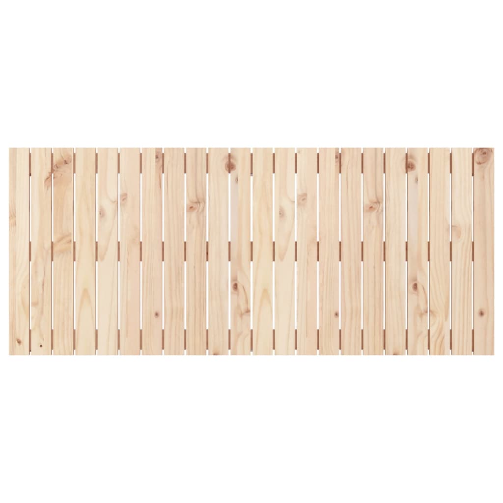 vidaXL Wall Headboard 140x3x60 cm Solid Wood Pine 4