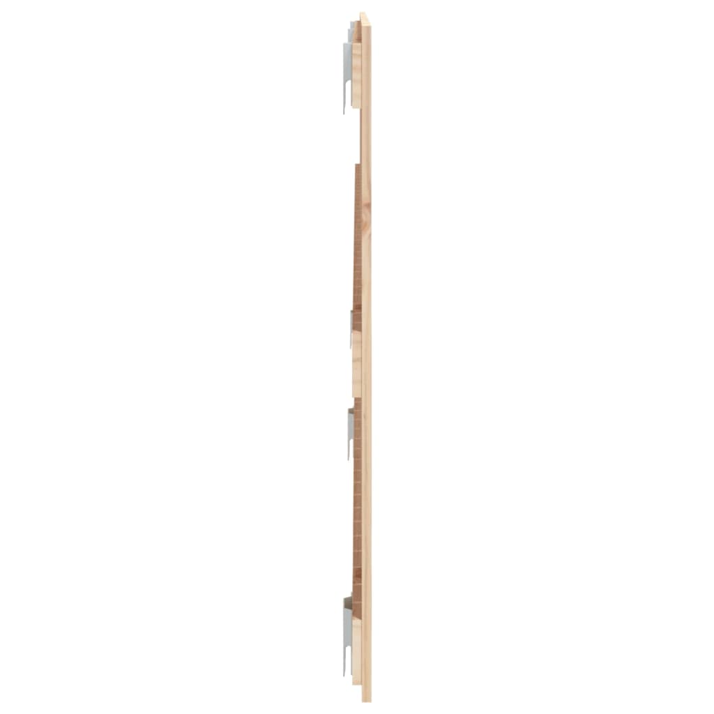 vidaXL Wall Headboard 140x3x60 cm Solid Wood Pine 5