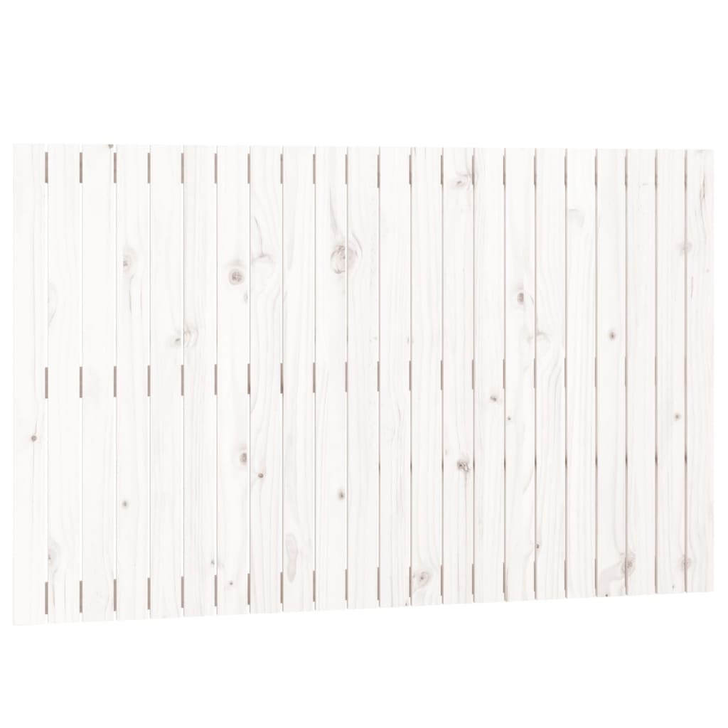 vidaXL Wall Headboard White 140x3x90 cm Solid Wood Pine 2