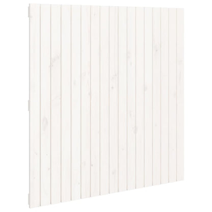 vidaXL Wall Headboard White 108x3x110 cm Solid Wood Pine 2
