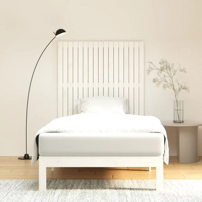 vidaXL Wall Headboard White 108x3x110 cm Solid Wood Pine 3