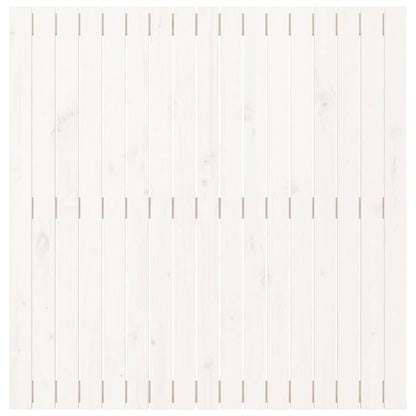 vidaXL Wall Headboard White 108x3x110 cm Solid Wood Pine 4