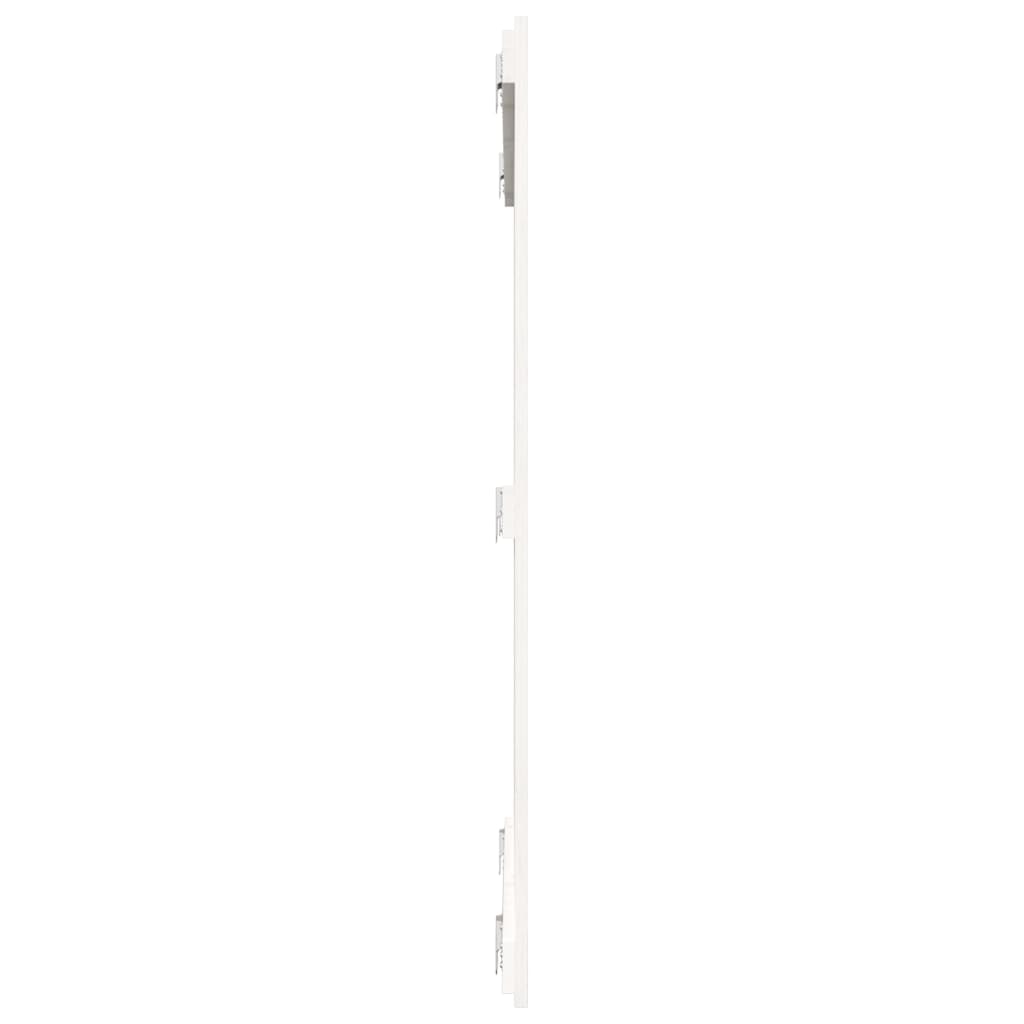 vidaXL Wall Headboard White 108x3x110 cm Solid Wood Pine 5
