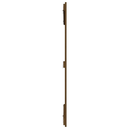 vidaXL Wall Headboard Honey Brown 108x3x110 cm Solid Wood Pine 5
