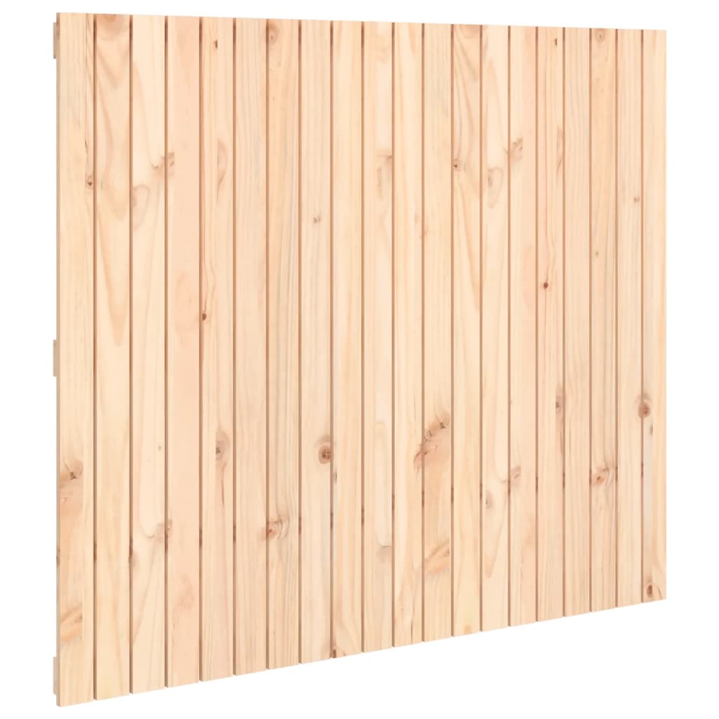 vidaXL Wall Headboard 127.5x3x110 cm Solid Wood Pine 2