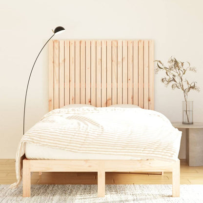 vidaXL Wall Headboard 127.5x3x110 cm Solid Wood Pine 3