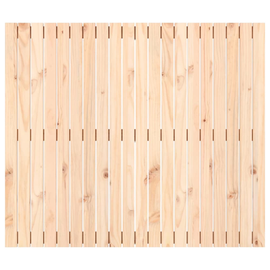 vidaXL Wall Headboard 127.5x3x110 cm Solid Wood Pine 4