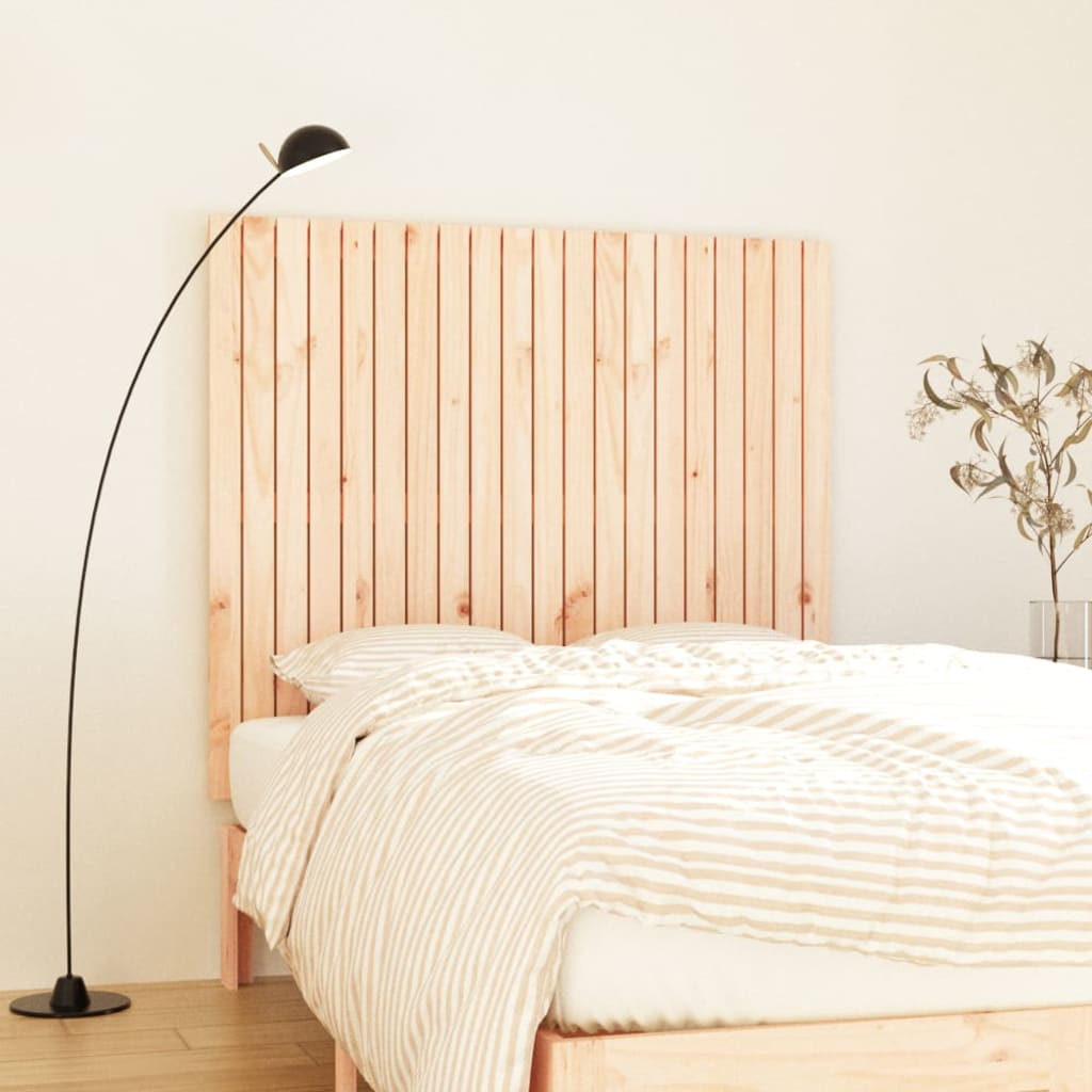 vidaXL Wall Headboard 127.5x3x110 cm Solid Wood Pine 1