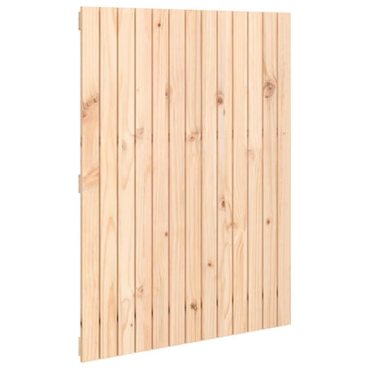 vidaXL Wall Headboard 82.5x3x110 cm Solid Wood Pine 2