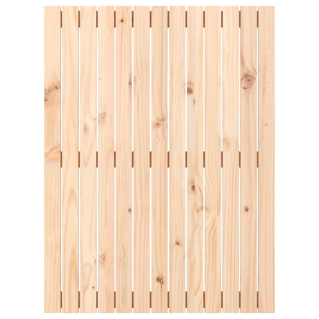 vidaXL Wall Headboard 82.5x3x110 cm Solid Wood Pine 4