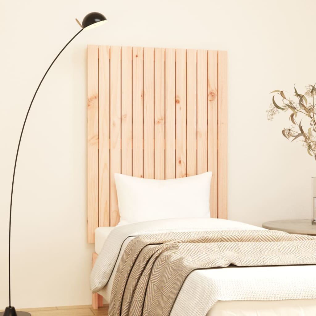 vidaXL Wall Headboard 82.5x3x110 cm Solid Wood Pine 1