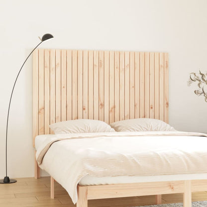 vidaXL Wall Headboard 108x3x110 cm Solid Wood Pine Natural