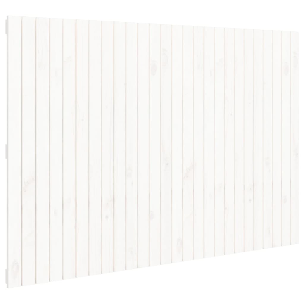 vidaXL Wall Headboard White 166x3x110 cm Solid Wood Pine 2