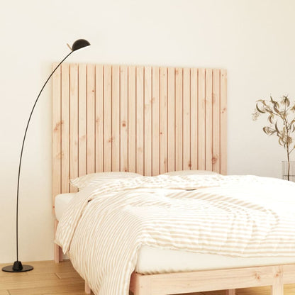 vidaXL Wall Headboard 108x3x110 cm Solid Wood Pine Natural
