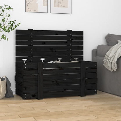 vidaXL Storage Box 58x40.5x42 cm Solid Wood Pine