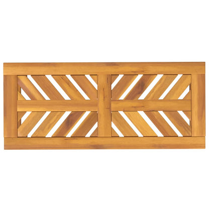 vidaXL Garden Bench 80 cm Solid Wood Acacia 5