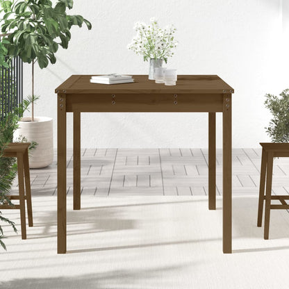 vidaXL Garden Table Honey Brown 82.5x82.5x76 cm Solid Wood Pine 3