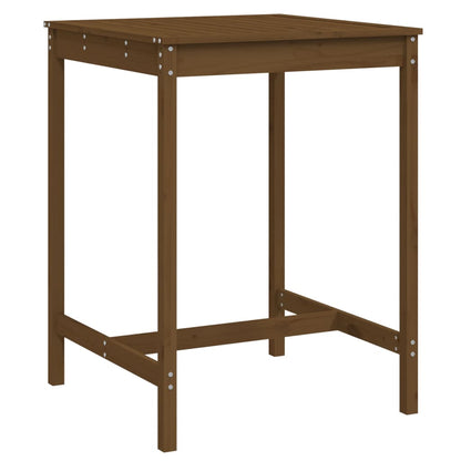 vidaXL Garden Table Honey Brown 82.5x82.5x110 cm Solid Wood Pine 2