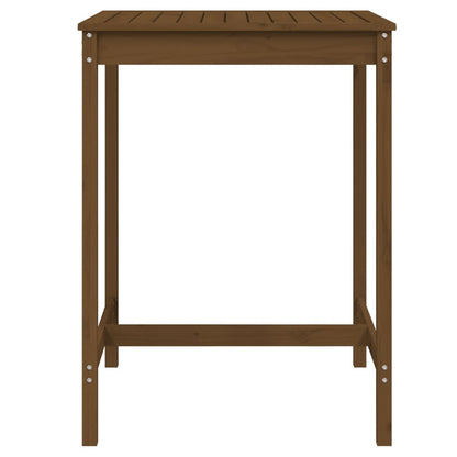 vidaXL Garden Table Honey Brown 82.5x82.5x110 cm Solid Wood Pine 4