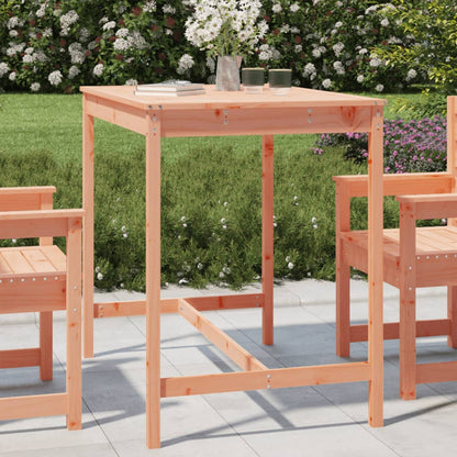 vidaXL Garden Table 121x82.5x110 cm Solid Wood Douglas 1