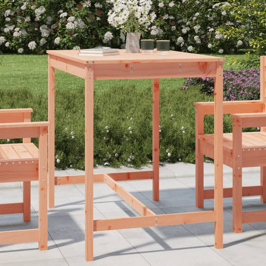 vidaXL Garden Table 121x82.5x110 cm Solid Wood Douglas 1