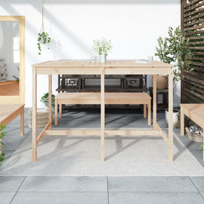 vidaXL Garden Table 159.5x82.5x110 cm Solid Wood Pine 3