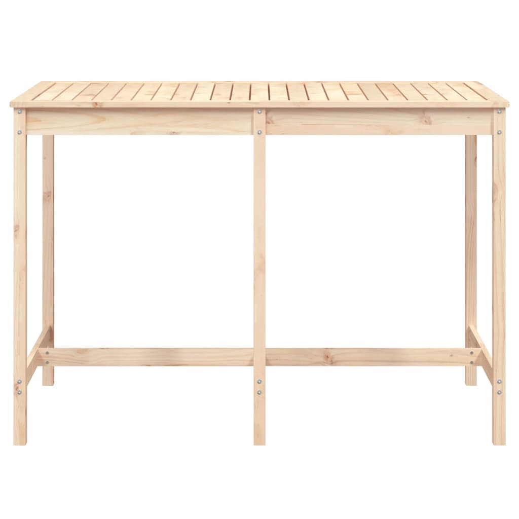 vidaXL Garden Table 159.5x82.5x110 cm Solid Wood Pine 4