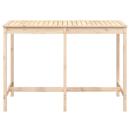 vidaXL Garden Table 159.5x82.5x110 cm Solid Wood Pine 4