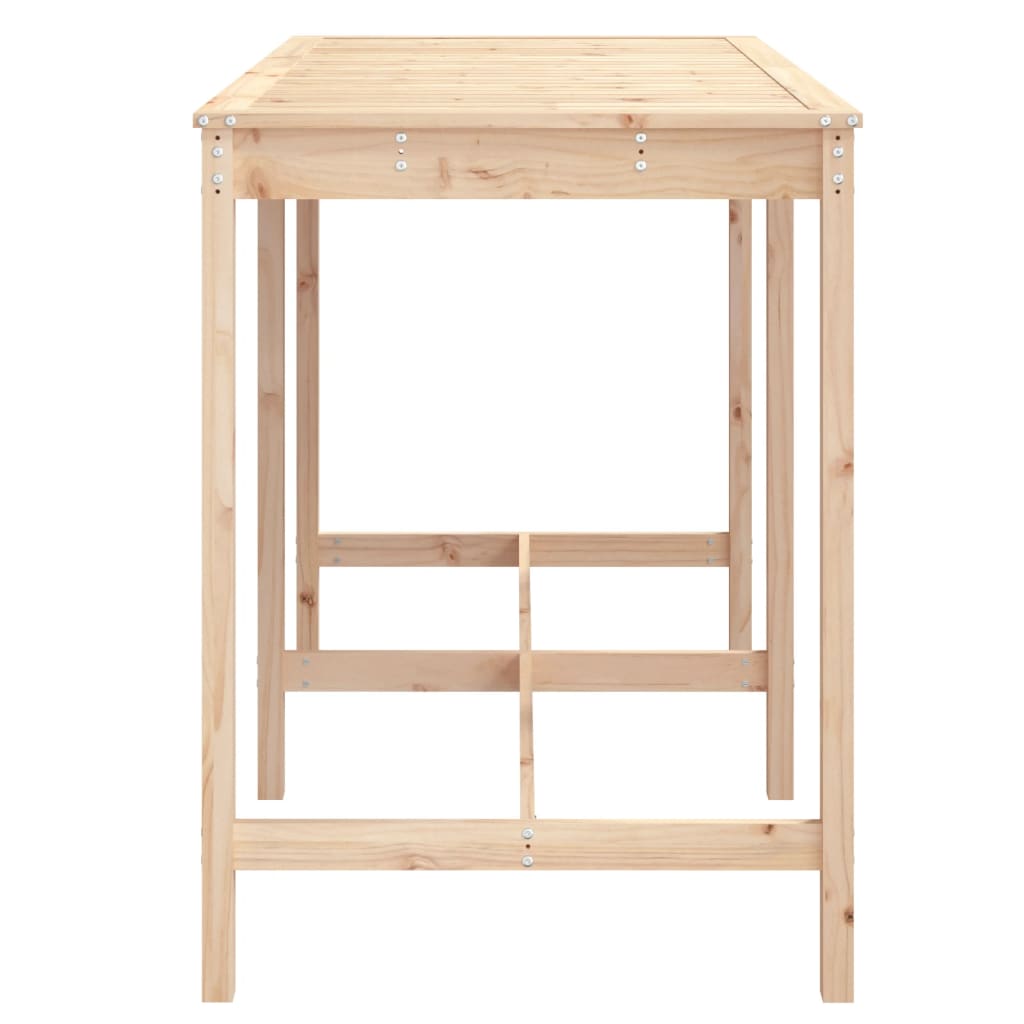 vidaXL Garden Table 159.5x82.5x110 cm Solid Wood Pine 5