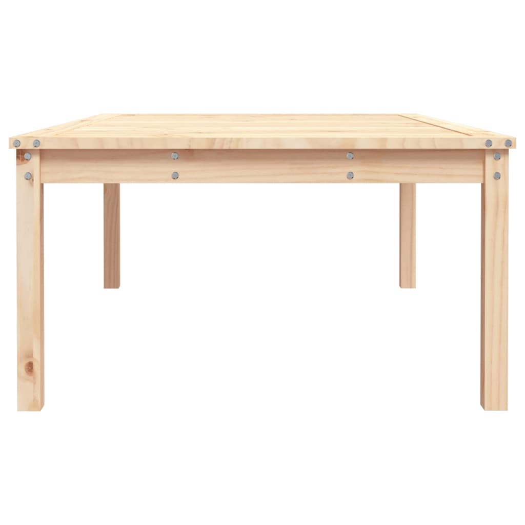 vidaXL Garden Table 121x82.5x45 cm Solid Wood Pine 6