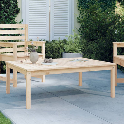 vidaXL Garden Table 121x82.5x45 cm Solid Wood Pine 1
