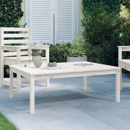 vidaXL Garden Table 121x82.5x45 cm Solid Wood Pine