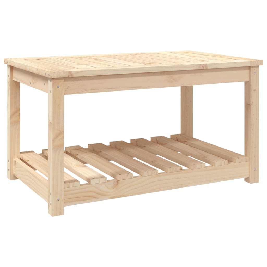 vidaXL Garden Table 82.5x50.5x45 cm Solid Wood Pine 2