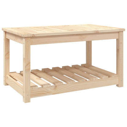 vidaXL Garden Table 82.5x50.5x45 cm Solid Wood Pine 2