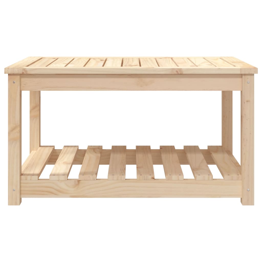 vidaXL Garden Table 82.5x50.5x45 cm Solid Wood Pine 5