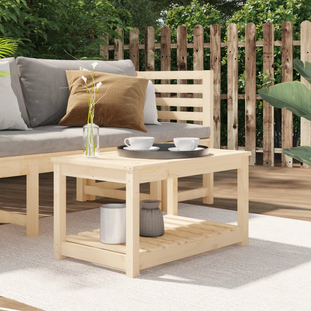 vidaXL Garden Table 82.5x50.5x45 cm Solid Wood Pine 1