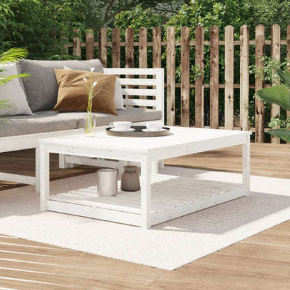vidaXL Garden Table 121x82.5x45 cm Solid Wood Pine