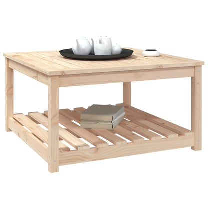 vidaXL Garden Table 82.5x82.5x45 cm Solid Wood Pine 4