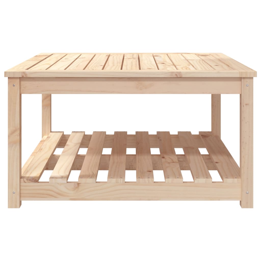 vidaXL Garden Table 82.5x82.5x45 cm Solid Wood Pine 5