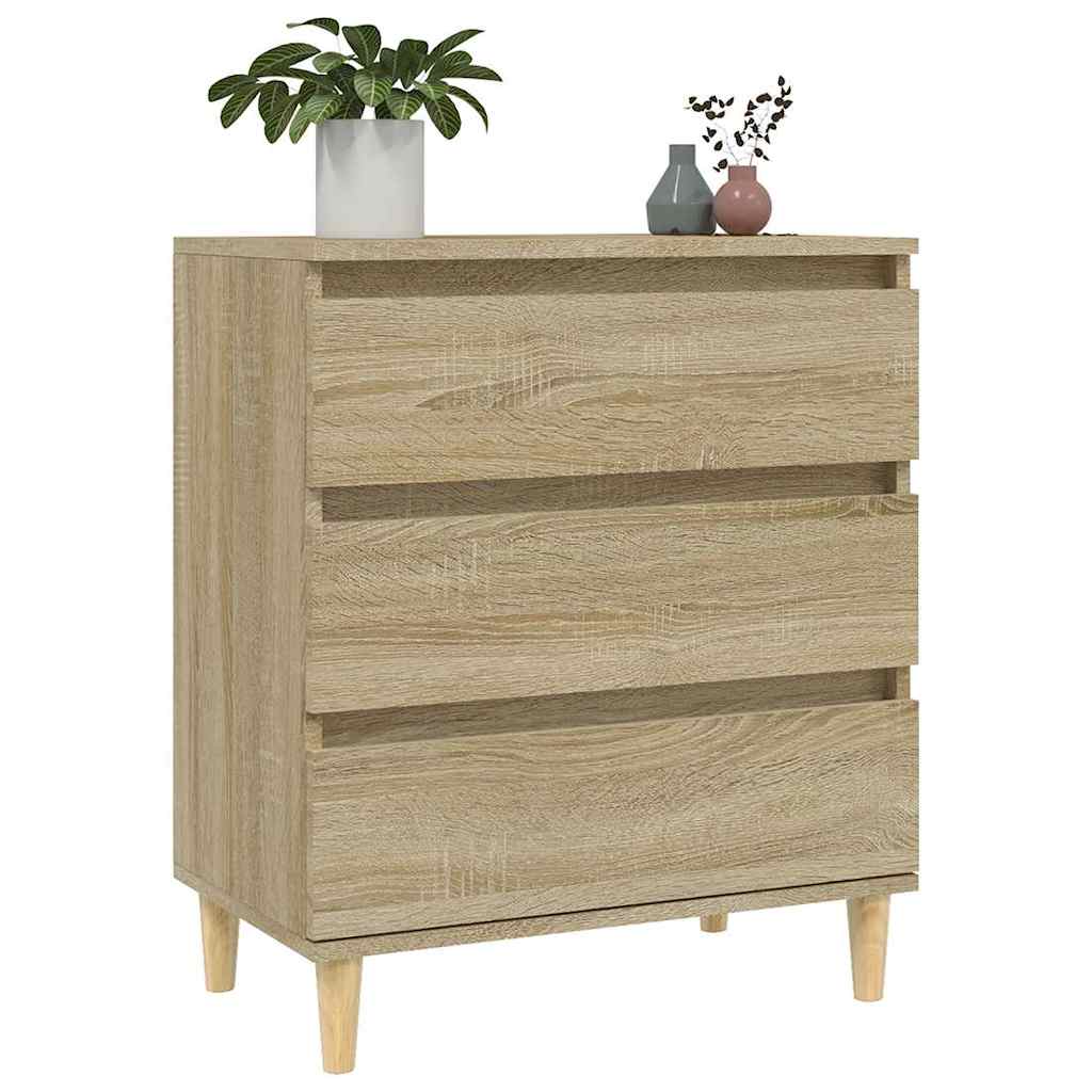vidaXL Sideboard Sonoma Oak 60x35x70 cm Engineered Wood 4