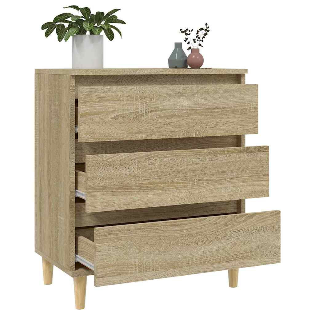 vidaXL Sideboard Sonoma Oak 60x35x70 cm Engineered Wood 5