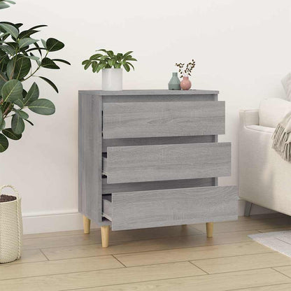 vidaXL Sideboard Grey Sonoma 60x35x70 cm Engineered Wood 3