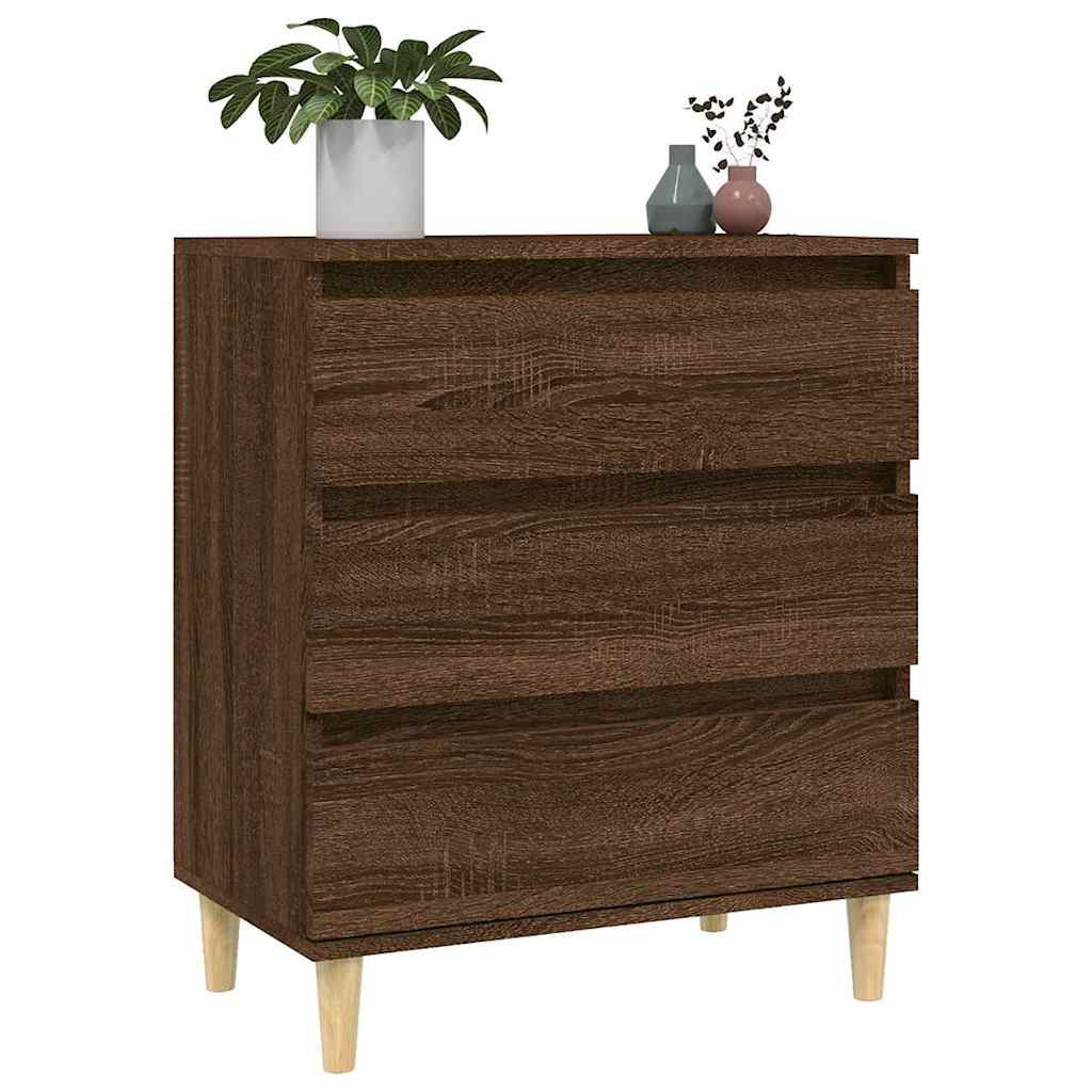 vidaXL Sideboard Brown Oak 60x35x70 cm Engineered Wood 4