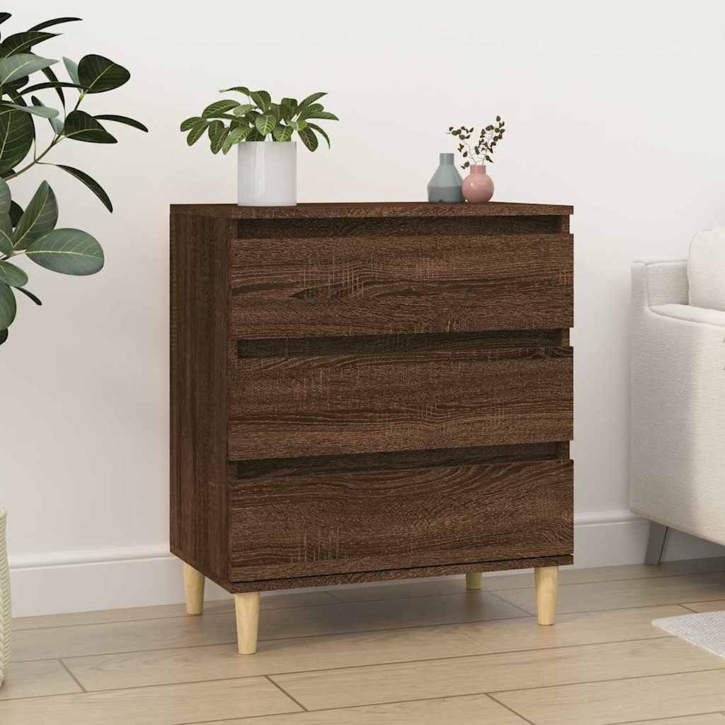 vidaXL Sideboard Brown Oak 60x35x70 cm Engineered Wood 1