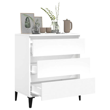 vidaXL Sideboard | White | Engineered wood, metal | Medium | Sideboard 4
