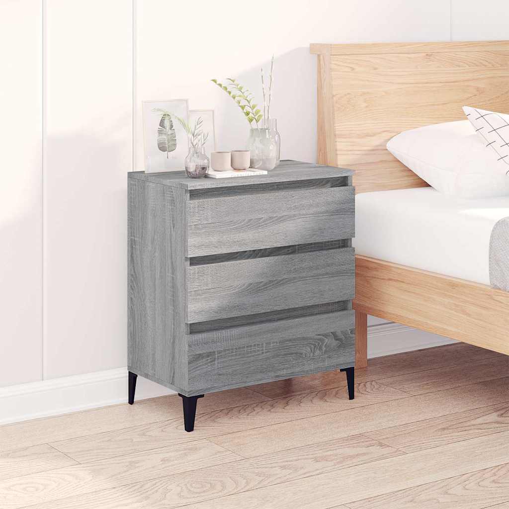 vidaXL Sideboard Grey Sonoma 60x35x70 cm Engineered Wood 1