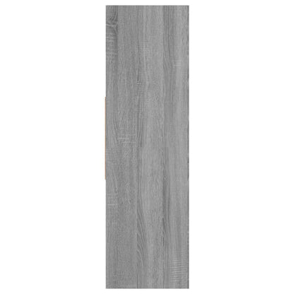 vidaXL Book Cabinet Grey Sonoma 97.5x29.5x100 cm Engineered Wood 5