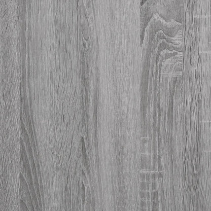 vidaXL Book Cabinet Grey Sonoma 97.5x29.5x100 cm Engineered Wood 6