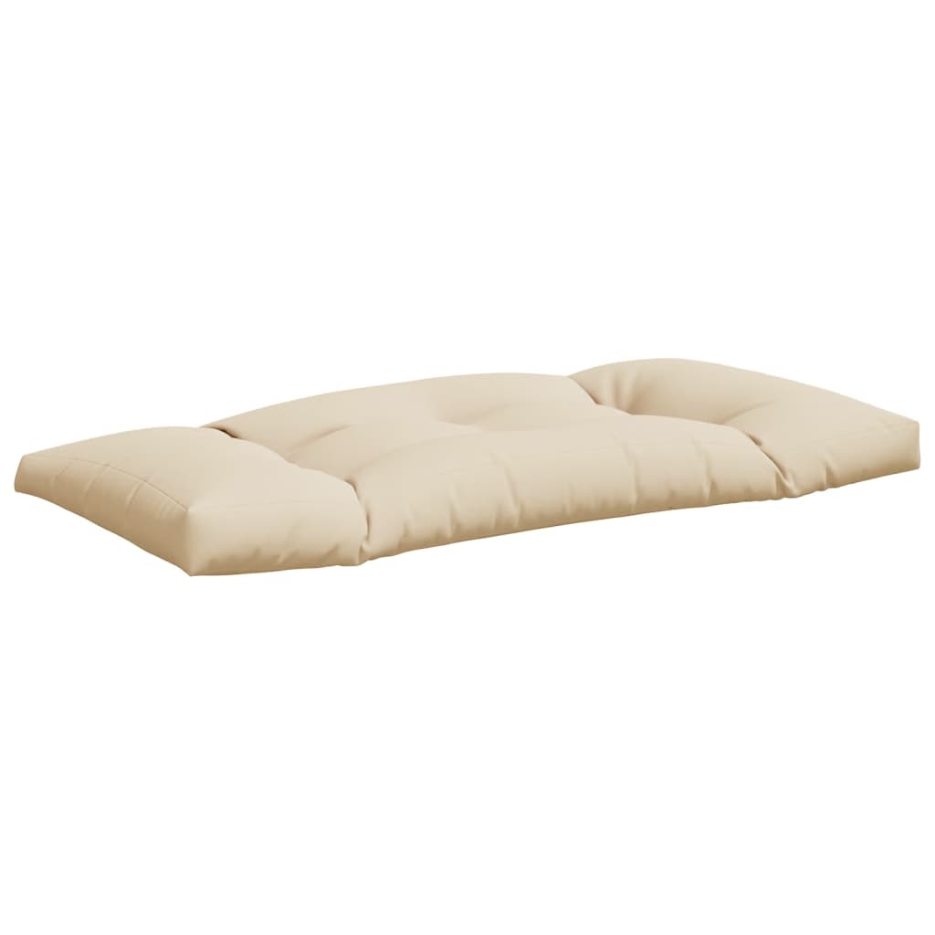 vidaXL Pallet Cushions 3 pcs Beige Fabric 4