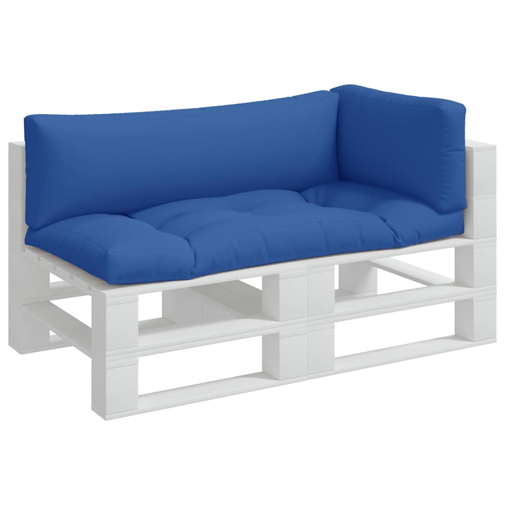 vidaXL Pallet Cushions 3 pcs Blue Fabric 3